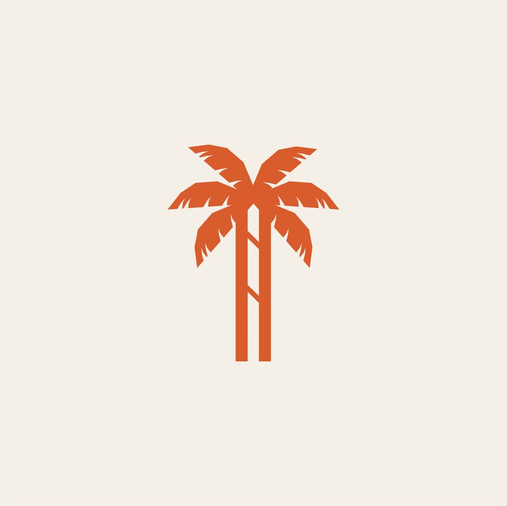 Palmboom als beeldmerk
